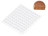 EXFEA 100 Stück Selbstklebend Türpuffer, 8MM Selbstklebend Elastikpuffer Transparent Schutzpuffer Gummipuffer Stoßfänger Pads für Türschränke und Schubladen gummipuffer selbstklebend