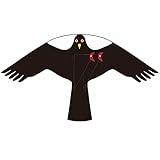 Laptony Vogelschreck Flugdrachen Pflanzen Bauernhof Beschützer Vogel Falke Flugdrachen für Garten und Bauernhof nur Drachen