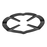 Mikikit -Kessel ofen Regal Kaffeemaschine Matte Wok -Halter für Gasherd Topfhalterring Feuerstelle Zubehör Wokring für Gasherd Küchenzubehör Induktionskochfeldmatte Eisen Schwarz