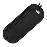 NiuLumea Security Hüfttasche Herren und Damen, Diebstahlsicherer Reisegürtel mit verdecktem, verstellbarem, Nylon-Netz-Design, 34 x 13 cm