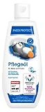 PAEDIPROTECT Pflegeöl für Babys & Kinder 200 ml, Babyöl mit Mandelöl für junge Haut, Körperöl zur milden Hautpflege und Reinigung im Windelbereich, Hautöl ohne Parfüm & Mikroplastik, vegan