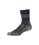 Smartwool Herren Wandersocken Lolo Trail Crew mit Vollpolster, Mittelgrau, X-Large