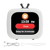 usefulbeauty Lautsprecher | Winziger Lautsprecher Mit TV-Design - Tragbares Musikgerät mit LCD-Bildschirm für Urlaub, Wandern, Outdoor-Camping, Partys, Universität, Garage, Fitnessstudio und