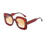 Modische Sonnenbrille für Herren und Damen, für Outdoor-Urlaub, Reiten und Fahren (Farbe: B, Größe: Medium)