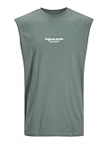 JACK & JONES Male Tanktop Gedruckt Rundhals Tanktop