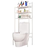 Generisch Vertikal 3 Ebenen Toilettenregal Waschmaschinenregal, 61x37x151cm Badezimmerregal, Eisenmaterial Über Waschmaschine, Rostfreies Lackverfahren, Ausgewogene Tragfähigkeit Von Mehr Als 50 Kg