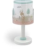 Dalber Kinder Tischlampe Nachttischlampe kinderzimmer Loving Deer Reh Tiere Rosa, 61271, E14