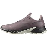 Salomon Alphacross 5 Gore-Tex wasserdichte Damen Trail-Laufschuhe, Outdoor-bereit, Wasser- und Wetterschutz, Anhaltender Komfort, Moonscape, 39 1/3