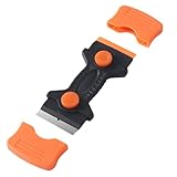 Glasschaber | Doppelkanten-Glasschaber | Mehrzweck-Reinigungswerkzeug für , Aufkleber, Kochfelder und Farbentfernung | Schwerlast-Reinigungsschaber