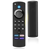 Glitfix Ersatz-Sprachfernbedienung (3 Gen) Kompatibel mit Smart TV Stick (2 und 3 Gen), TV S-tick(4K, 4K Max, Lite, HD), Smart TV Cube(2nd und 3rd Gen), mit Bluetooth und 4 Abkürzungsschlüssel