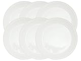 GreenGate Alice Brotteller White 17,5cm Set6