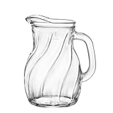 Bormioli Rocco Bistrot Twist Jug, Glass, Transparent, 1 Litre