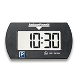 Needit elektronische Parkscheibe Park Mini I automatische Parkscheibe elektrisch mit Zulassung vom Kraftfahrt-Bundesamt I Digitale Parkuhr mit 2 Displays I maximale Funktion in minimalem Format