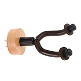 ADOCARN Wandmontierte Gitarrenhalterung aus Holz Eleganter Gitarrenhaken für Akustik und Klassische Gitarre Platzsparend Vielseitig Einsetzbar Design für Stilvolle Raumgestaltung