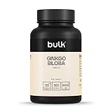 Bulk Ginkgo Biloba Tabletten, 6000 mg, 60 Tabletten, 60 Portionen, Verpackung Kann Variieren