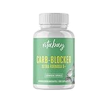 Vitabay Carb-Blocker - Ultra Formula G+ • 120 Kapseln • Natürlicher Appetitzügler • Langzeitwirkung • Mit einem Effekt von ca. 4 Stunden • Made in Germany