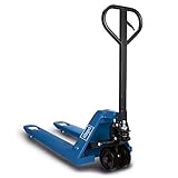 scheppach Hubwagen HW2500 Hubkraft 2500 kg | feine Hubeinstellung | wartungsfreie Hydrauliksteuerung | Stahl-Konstruktion | Lastrollen Ø 80 mm | Lenkräder Ø 180 mm | 2,5t