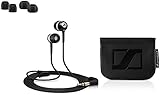 Sennheiser CX 300-II Precision In-Ear-Kopfhörer (1,2 m Kabellänge, 3,5 mm Klinkenstecker, Tragetasche, Earadapterset S/M/L) schwarz