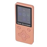 MP3 MP4 Player, MP3 MP4 Player 1,8 Zoll LCD-Bildschirm mit Kopfhörern für Sport (Roségold)