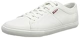 Levi's Herren Woods Sneaker, Weiß (Brillant White), 43 EU