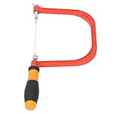 Tomantery Kappsäge, Langlebige Kleine Schnitzsäge aus Aluminiumlegierung für die Holzbearbeitung, Stabiler Schnitt, 5 Klingen für Anfänger und Experten, 6 Zoll