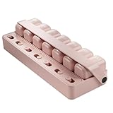 Tablettenbox 7 Tage Wöchentliche Pillenbox Mit 7 Fächern Spritzsicher, Reisefreundlich Für Vitamine, Fischöl, Medikamente 20,5x10,1x4,1cm ABS