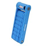 Faltbare Fahrradschloss-Kombination – 8 Abschnitte, Kinderschloss, Motorrad-Faltschlösser, zusammenklappbare Fahrradschloss-Kombination, mit einem Fahrrad-Ständer-Schloss, F-Schlösser, strapazierfähig