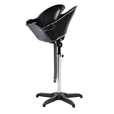 Mobiles Friseurwaschbecken,friseur waschbecken,haarwaschbecken,quadratisches Universalwaschbecken mit Handbrause,höhenverstellbar