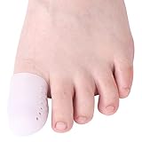 Aoliandatong 10 Stück Gel Zehenkappen Zehenschutz für große Zehen, Silikon Atmungsaktive Zehenschutz für Blasen,Hhneraugen,Eingewachsene Zehenngel,Schmerzlinderung durch Reibung und mehr