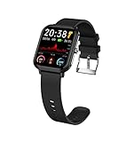 Smart Watch 2023 Fitness Tracker 1,7 Zoll Touchscreen Smartwatch Fitnessuhr, Realtek, IP68 Wasserdicht, Herzfrequenz/Schlafmonitor/Schrittzähler/Kalorien, Aktivitätstracker für Android iPhone