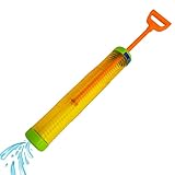 alldoro 60111 - Water Shooter Wasserpistole ca. 45 cm, Wasserspritze Reichweite bis zu 12 Meter, Wasserkanone mit Wassertank, Wasserspritzpistole für Strand, Garten und Freizeit, für Kinder ab 3 Jahre