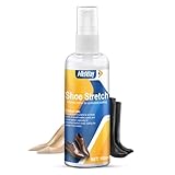 AllisWay Dehnungsspray Schuhe, Leder Weichmacher, Schuhdehner Spray, Schuhe Weiten, Geeignet für Weichmachen Von Leder, Wildleder, Lackleder, Lindert Fußknirschen, Beseitigt Druckstellen, 100 Ml