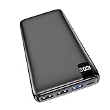 A ADDTOP Power Bank 26800mAh - 22,5W Schnellladefunktion Powerbank mit 4 Ausgängen, Externe Handyakkus PD3.0 QC4.0 USB C-EIN/Ausg, Tragbares Ladegerät und LED Display für iPhone, Galaxy, Tablette