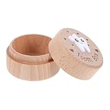 FUTUREORYY Box Kinderzahndose Milchzahnaufbewahrung Zahnfee Zahnhalter Milchzahnhalter Zahnschatztruhe Zahnbehälter Für Verlorene Zähne Zahnetui Für Zahnfee Holz