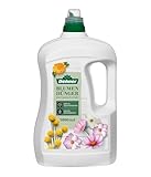 Dehner Blumendünger mit Guanoextrakt, hochwertiger Flüssigdünger, Dünger für Gartenpflanzen / Zimmerpflanzen, organisch mineralischer NPK-Dünger, mit Spurennährstoffen, 3 l, für ca. 450 l