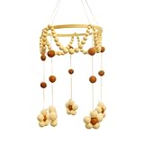 Wezalget Baby Mobile - Spieluhr Mobile Fürs Babybett,Klingelspiel Mit Glöckchen Dekoration Zum Aufhängen über Babybett Stubenbett Beistellbett Kinderzimmer