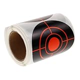 HEMOTON 1 Rolle bespritzende Ziele Zielscheiben Aufkleber Klebende Zielaufkleber Schießübungszubehör Klebrige Zielaufkleber Agilitätsziele Splatter-Zielaufkleber Aufkleber + Spritztinte