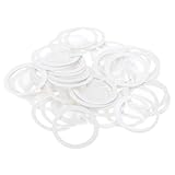 ANDRESLAD 50 Stück Kazoo Flötenmembranen aus Abs Kunststoff Klare Kazoo Membranen Leichtes Flötenzubehör für Musiker und Geschenk