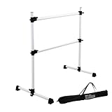 TRUTZHOLM Ballettstange freihstehend Ballett Barre höhenverstellbar von 11-120 cm Höhe, Ballet Stange Tragetasche ideall für Kinder und Erwachsene 120x125x71cm HxBxL