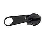 Metall Zähne Reißverschluss, 3# Nylon Reißverschlüsse Schieberegler zum Nähen Reißverschlüsse Band Tasche Dekorative Reißverschlüsse Kopf Kleidung Reparatursatz Traktor DIY Zubehör für Nylon 10 Stück