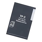 GMBYLBY Premium Performances Thermo-Pad aus weichem Silikon, 120 x 20 mm, Wärmeleit-Pad, idealer Lückenfüller für PC und Laptop