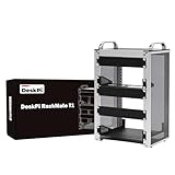 GeeekPi 8U Server-Schrank, 10-Zoll-Server-Rack für Netzwerk-, Server-, Audio- und Videoausrüstung, DeskPi RackMate T1 Rackmount-Server-Gehäuse