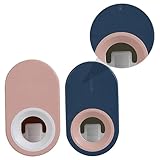 Gadpiparty 2 Stück Teiliges Zahncreme Spender Wandmontage ohne Bohren Automatischer Zahnpasta quetscher Langlebiger Verschleißfester Halter in Blau für Badezimmer Aufbewahrung und