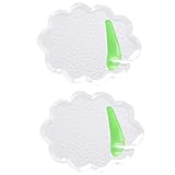 Zuasdvnk Zehenschutz für Flip-Flops | Zehenkappen für Schuhe | Waschbar Selbstklebend Transparent Rutschfest für Herren Damen Reisen