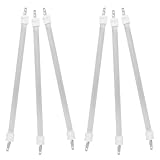 Hoement 6 Stück Ferninfrarot-Quarzrohr Elektroherd-Heizelement Ferninfrarotröhre elektrisches Heizrohr Quarzrohrheizung Infrarotröhre für Heizung White