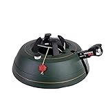 KRINNER® Ultra Grip L Christbaumständer Weihnachtsbaumständer inkl. Einseiltechnik Fußpedal mit Sicherungsglocke und 3,7 Liter Wassertank für Baumhöhe bis 2,7m MADE IN GERMANY 94235