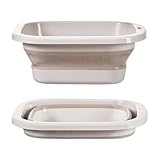 Küchensieb - Klappbares Spaghettisieb & Küchenabtropfer | Doppelschicht Obstschale & Nudelsieb für Pasta, Spaghetti, und Obst