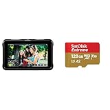 Atomos 5,2' 4K DCI 2160p Shinobi Field-Monitor Recorder/Player & SanDisk Extreme microSDXC UHS-I Speicherkarte 128 GB + Adapter