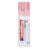 edding 5200 Permanent-Spray - pastell-rosa matt - 200 ml - Acryllack zum Lackieren und Dekorieren von Glas, Metall, Holz, Keramik, lackierb. Kunststoff, Leinwand, u. v. m. - Sprühfarbe