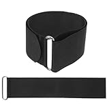 Mipcase Verstellbare Fußschlaufen für Rudermaschinen 47cm Elastische Pedalriemen mit Schnellverschluss rutschfeste Fußstützengurte für Fitnessgeräte und Heimtrainer